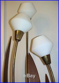 Vintage Retro MAJESTIC TULIP Table Lamp Atomic Eames Mid Century Danish Modern