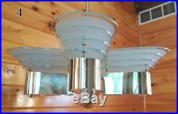 Vintage Retro MID Century Atomic Space Age Chandelier Ceiling Light Fixture