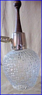 Vintage Retro MID Century Danish Era 3 Glass Shade Floor Lamp Nice