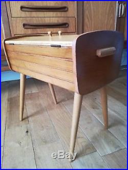 Vintage Retro MID Century Modern Sewing Box