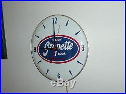 Vintage Retro Mid Century Advertising Grapette Soda Pop Electric Clock