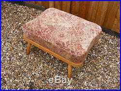 Vintage Retro Mid Century Ercol Footstool 341 Extension Stool for the 203 & 501