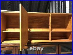 Vintage Retro Mid Century Ply Wood and Pine Cabinet Cupboard Bookcase Toy School