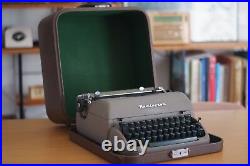 Vintage Retro Remington Rand Typewriter, Case, Made in Britain, Mid Century Rare
