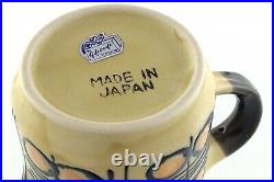 Vintage Retro Teak Coffee Cups Saucers Creamer MCM Mid Century Modern Set S137
