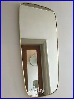 Vintage Retro Wall Hall Mirror Mid Century Thin Frame Simple Scandi 64x30cm m149