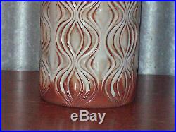 Vintage Retro West German Pottery Vase MID Century Eames Era Onion Design