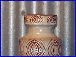 Vintage Retro West German Pottery Vase MID Century Eames Era Onion Design