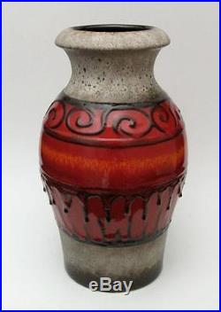 Vintage Retro West German Pottery Vase MID Century Modern Eames Era
