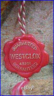 Vintage Retro Westclox Starburst Starglo Wall Clock Retro MID Century