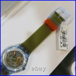 Vintage SWATCH Watch Blue Matic SAN100 Automatic 1991 1st Edition NEW