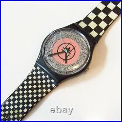 Vintage SWATCH Watch Mackintosh GB116 1987 Checkers