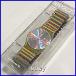 Vintage SWATCH Watch Time to Dance 1997 GK244 Stretchy Band RARE Working