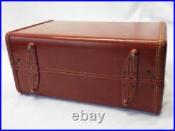 Vintage Samsonite 50's A shape small suitcase travel case Brown