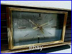 Vintage Seijo Vibron Space Age Mid Century Modern Quartz Clock