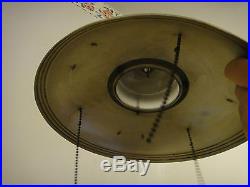 Vintage Starburst Atomic Ceiling Light Shade Fixture MID CENTURY 3 chain retro