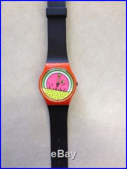 Vintage Swatch Watch Keith Haring Breakdance