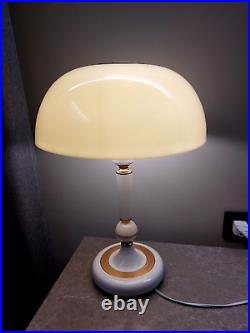 Vintage USSR Space Age Mid Century Desk Lamp Plastic Mushroom Lamp