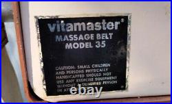 Vintage Vitamaster Exercise Shaker Massager Belt Machine