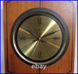 Vintage Welby Mid Century Modern Quasar Starburst Wall Clock