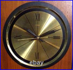 Vintage Welby Mid Century Modern Quasar Starburst Wall Clock