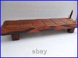 Vintage Witco Inspired MID Century Modern Cribbage Board Large 20 7/8