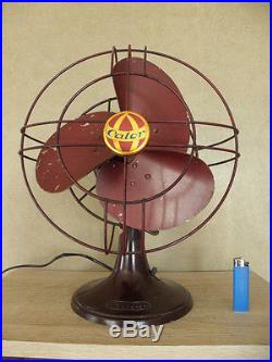Vintage electric fan old retro bakélite machine age antique mid century vtg