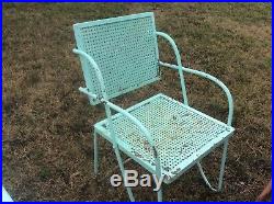 Vintage lot mid century original Metal Lawn Pool patio Chair Retro mcm retro