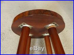 Vintage retro mid century plant stand display stand rosewood dansette legs