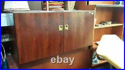 Vintage retro rosewood Danish small TV cabinet sideboard mid century 60s 70s
