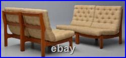 Vintage retro teak wooden Danish mid century lounge modular chair Armchair x1