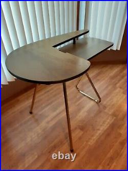 Vtg 1950s MCM Retro Folding Portable Desk-Table- Crafts Sewing Station, Atomic