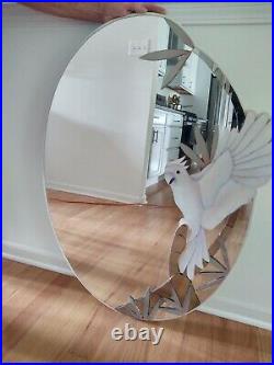 Vtg. David Marshall Mid-Century Modern Signed Cockatoo/Parrot Wall Mirror NICE