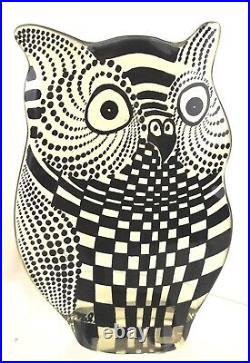 Vtg. Mid Century Abraham Palatnik Acrylic Lucite Owl Sculpture Figurine 4