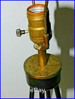 Vtg PAIR Lightolier Thurston Era Lamp Mid Century Modern Retro Steampunk Atomic