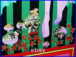 Vtg Shakespear English Pop Art Serving Tray By Polypops Signed 1960 1970s 14x20