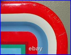 Vtg Shakespear English Pop Art Serving Tray By Polypops Signed 1960 1970s 14x20
