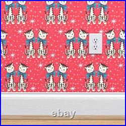 Wallpaper Roll 1950S Vintage Retro Cats Mid Century Modern 24in x 27ft