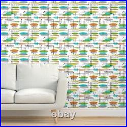 Wallpaper Roll Mid Century Modern Retro Mod Space Age 24in x 27ft