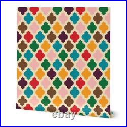 Wallpaper Roll Retro Moroccan Vintage Mid Century Modern Texture 24in x 27ft
